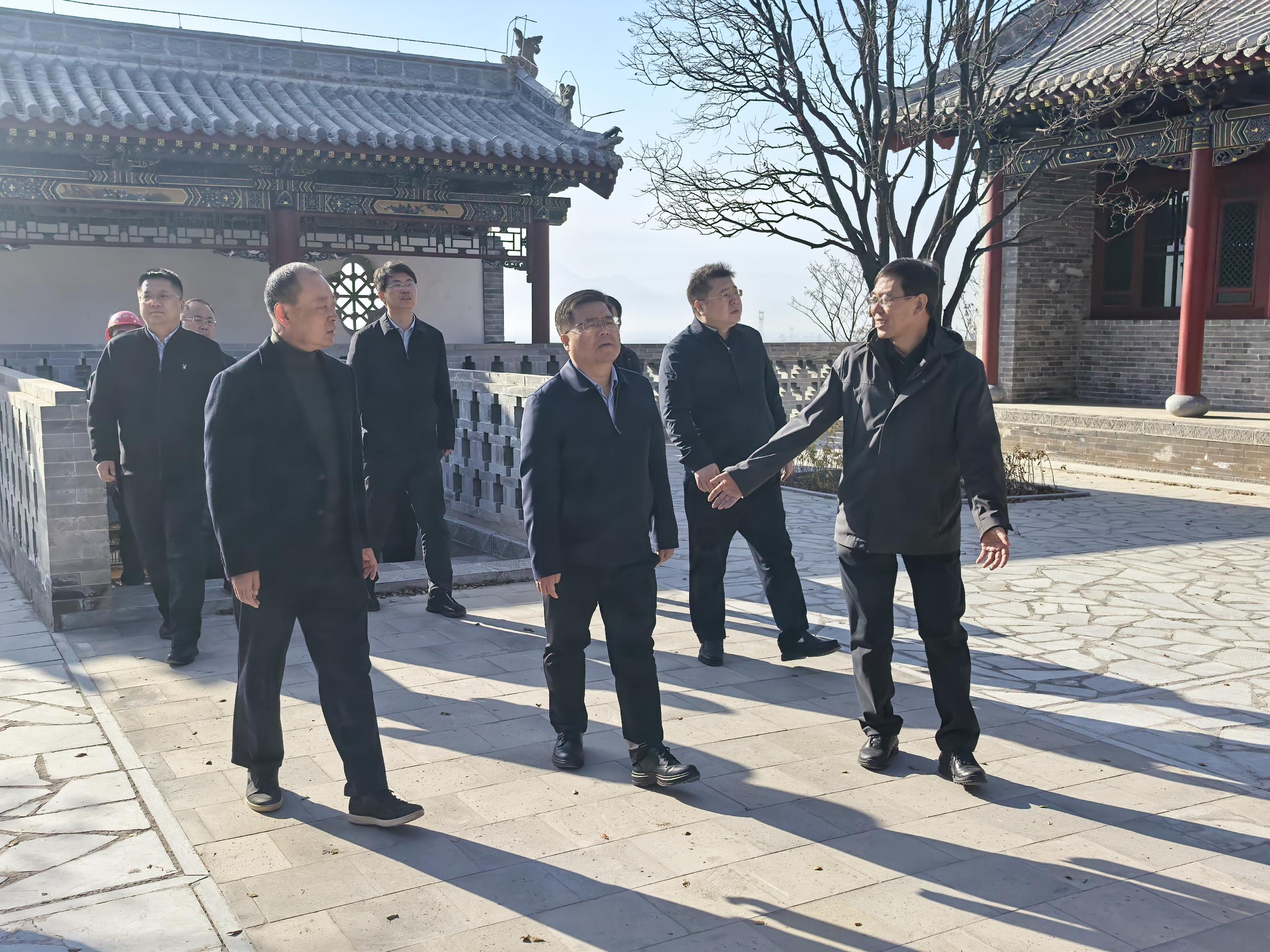 大同市纪委书记张文伟调研山西神溪国家湿地公园项目 大同市纪委书记张文伟调研山西神溪国家湿地公园项目